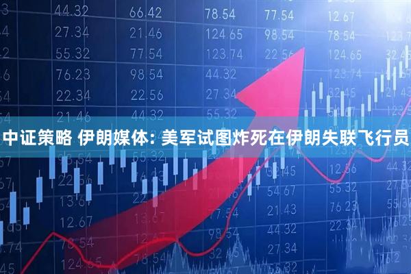 中证策略 伊朗媒体: 美军试图炸死在伊朗失联飞行员